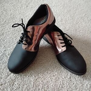 G/Fore Flat Black And Copper Golf Shoes